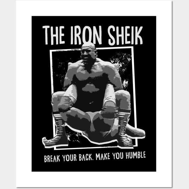 iron sheik wresling Wall Art by Shelter Art Space